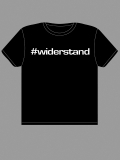 #widerstand - Hashtag Widerstand Basisversion (Schwarz)