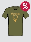 Heimat. Liebe. - Bio Premium T-Shirt (Oliv)