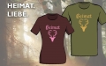 Heimat. Liebe. - Bio Premium T-Shirt (Oliv)