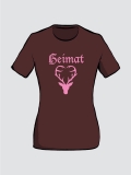 Heimat. Liebe. | Premium Girlie-Shirt (Braun)