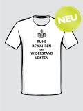 Ruhe bewahren & Widerstand leisten - Keep Calm ... (Weiß)