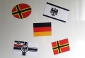 Kaiserliche Reichskriegsflagge - Marine Auto Kühlschrank Magnet