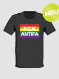 FCK ANTIFA - bunt & in Farbe (Schwarz)