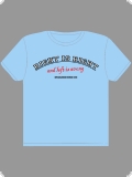 Right Is Right & Left Is Wrong | SlimFit (Pastellblau)