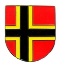 Deutscher Widerstand / Stauffenberg Wirmer Flagge Wappen (Pin)
