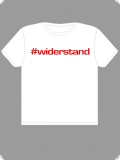 #widerstand - Hashtag Widerstand Basisversion (Weiß)
