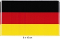 Deutschland - Schwarz-Rot-Gold | 9x15 cm (Aufkleber)