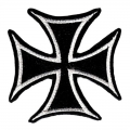 Eisernes Kreuz - Tatzenkreuz (Aufnäher)