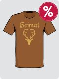 Heimat. Liebe. - Bio Premium T-Shirt (Braun)