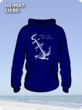 Moin Moin! HeimatLiebe Norddeutschland | Hoodie (Marineblau)