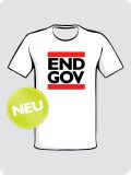 END GOV - Minimalstaatler libertär (Weiß)