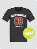 Germania 09 - Arminius College Shirt (Schwarz/Grau/Blau)