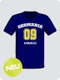 Germania 09 - Arminius College Shirt (Marineblau/Grün/Rot)