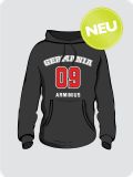 Germania 09 - Arminius College Hoodie (Schwarz/Grau/Blau)