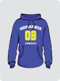 Germania 09 - Arminius Collage Hoodie (Royal-/Marineblau/Grün)